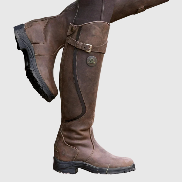 Damen Lederstiefel — DELYRA