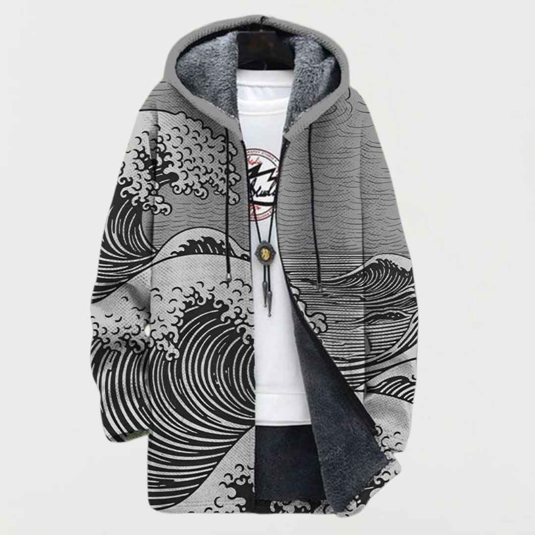 Mathilda – Jacke mit Wellenmuster
