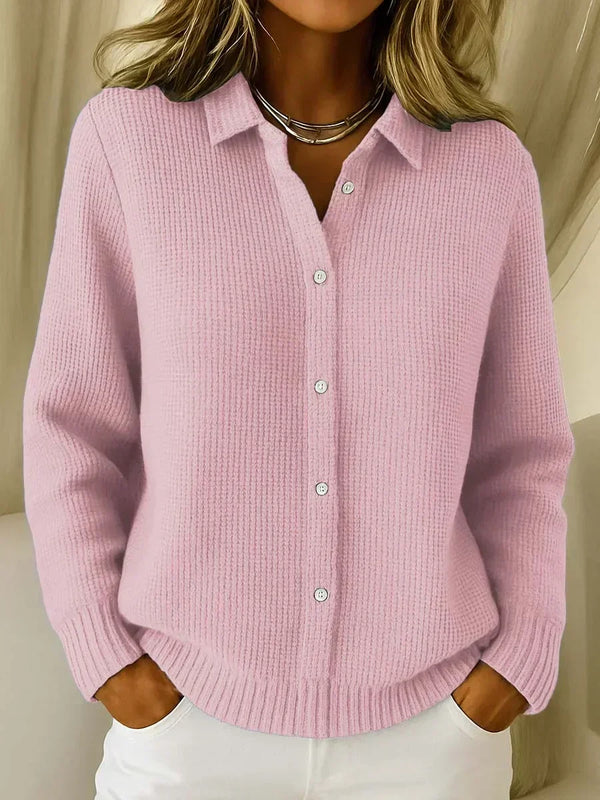 Katharina | Strukturierter Strickcardigan mit Knöpfen