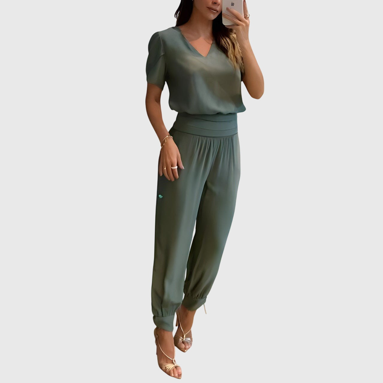 Jennifer™ | Stilvolles Blusen- und Hosenset