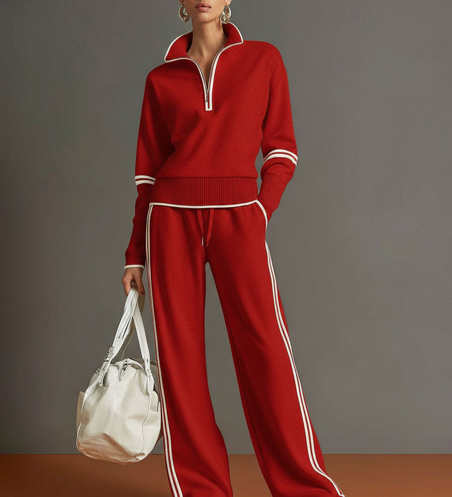 Marietta – Bluse und Hose mit weiten Beinen