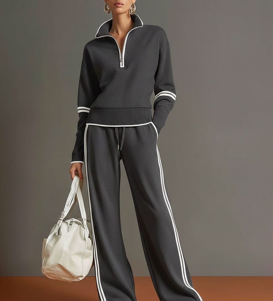 Marietta – Bluse und Hose mit weiten Beinen