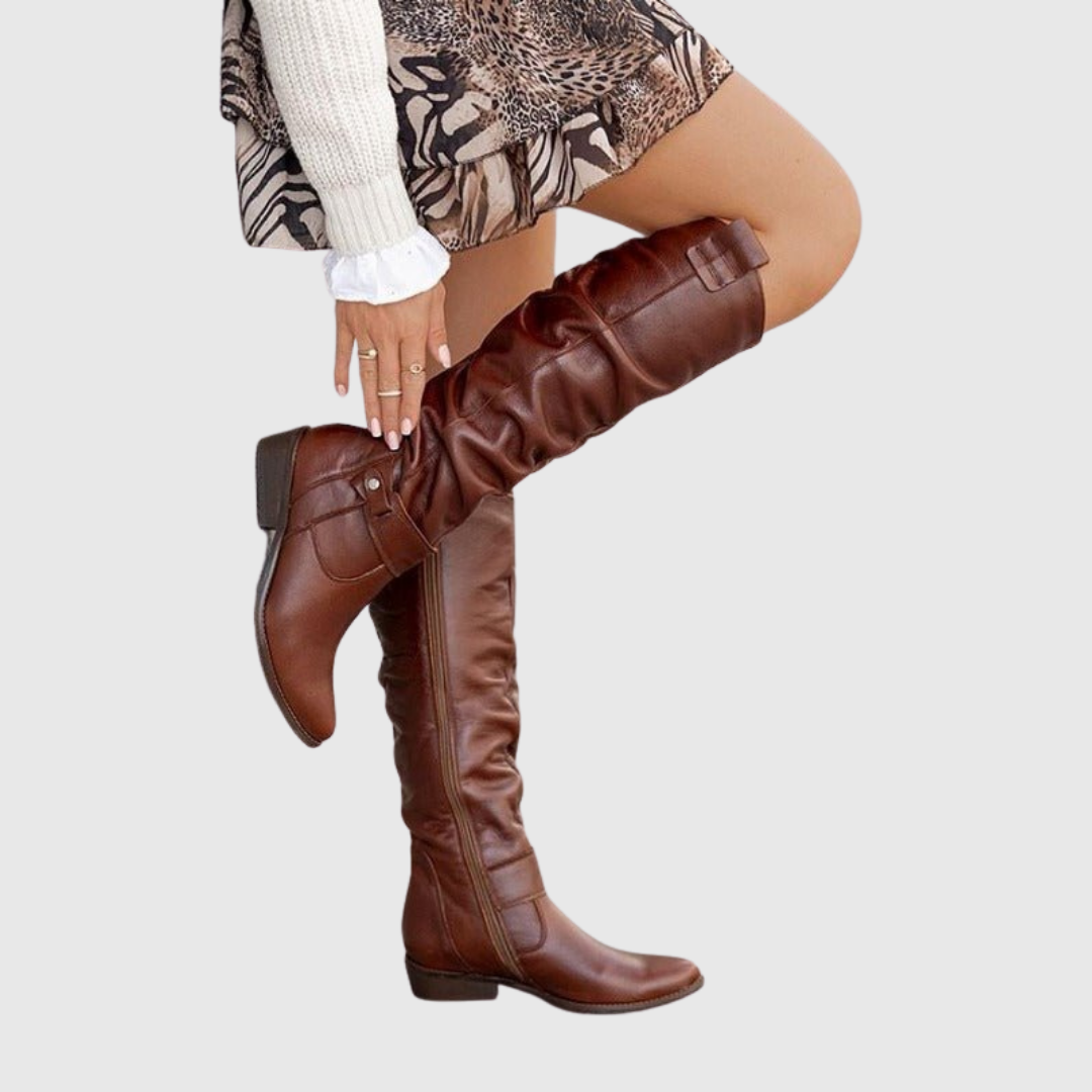 Damen Lederstiefel — NORIEL