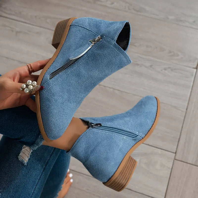 Damen Wildlederstiefel — SYLARA
