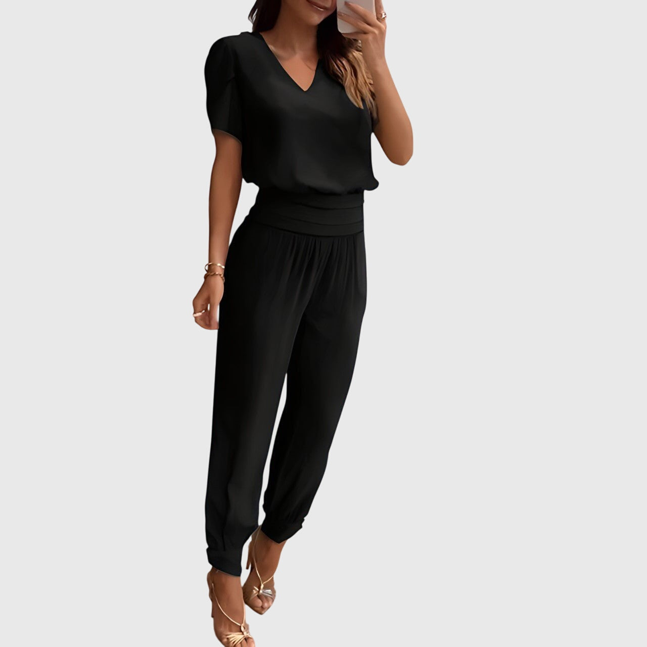 Jennifer™ | Stilvolles Blusen- und Hosenset