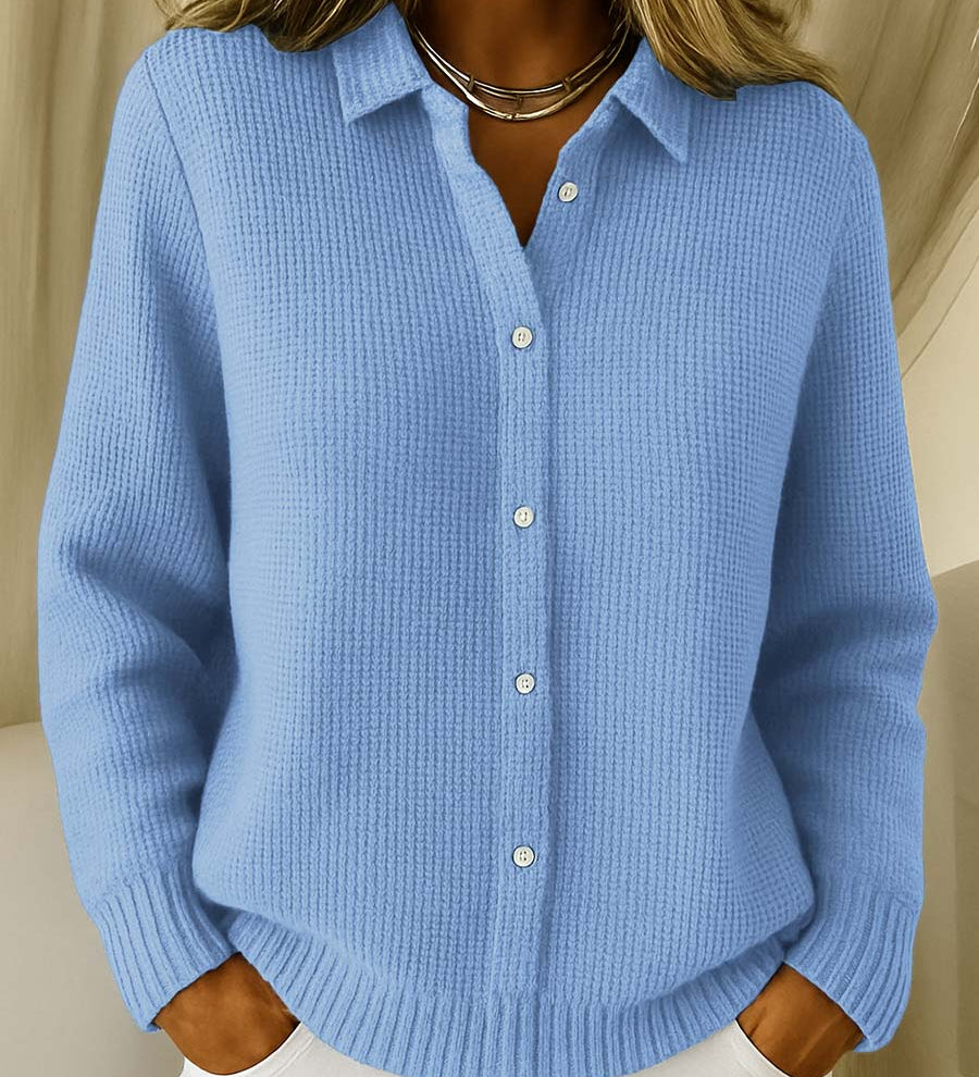Katharina | Strukturierter Strickcardigan mit Knöpfen