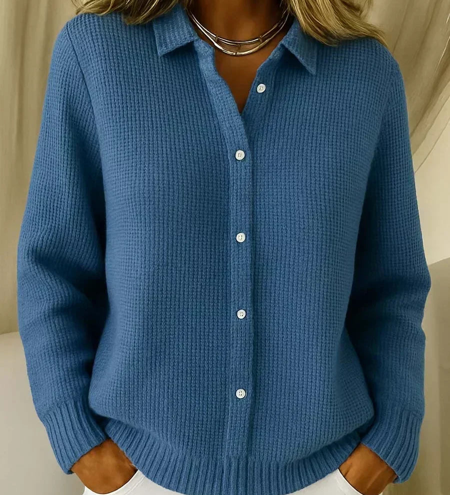 Katharina | Strukturierter Strickcardigan mit Knöpfen