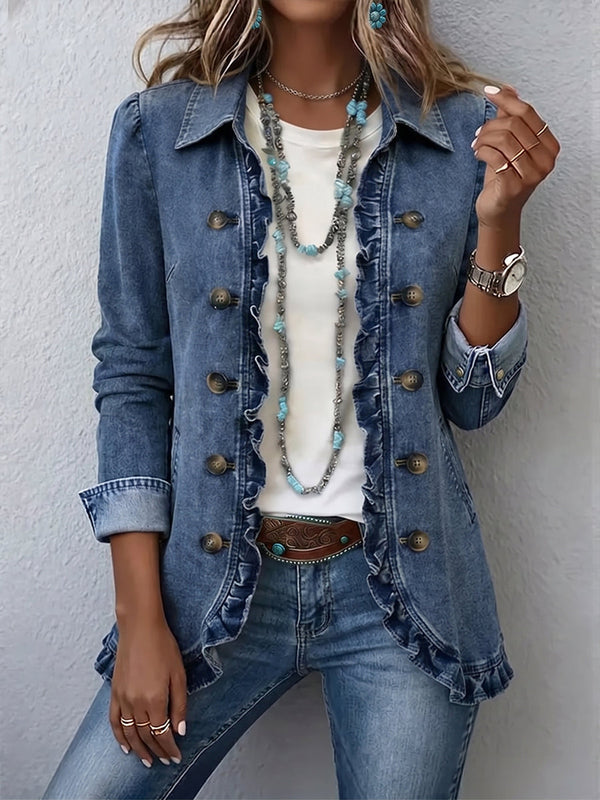 Luisa | Amerikanische Jacke mit Rüschen